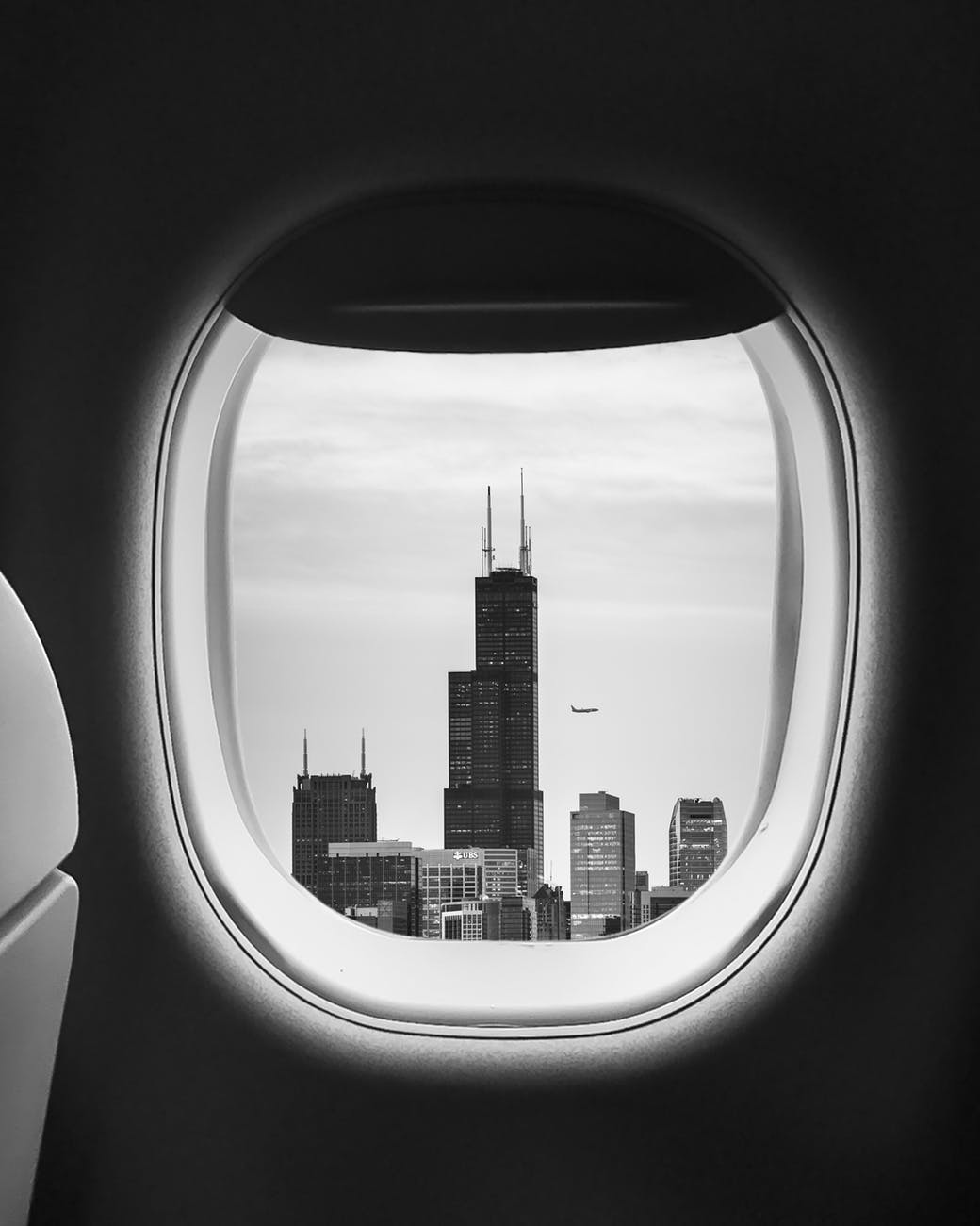 window view of an airplane